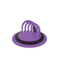 Grape And Black Podium With Illuminated Rings PNG & PSD Images