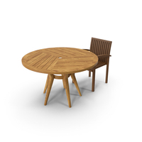 Mariposa Table Tru Pure Chair PNG & PSD Images