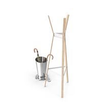 Coat Rack and Umbrella Stand PNG & PSD Images