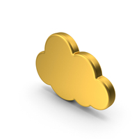 Gold Cloud Icon PNG & PSD Images