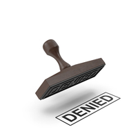 Denied Rubber Stamp PNG & PSD Images