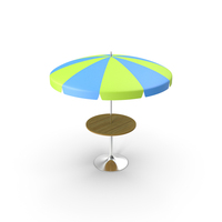 Patio Table With Umbrella PNG & PSD Images