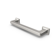 Kitchen Cabinet Handle Footed Silver PNG & PSD Images