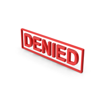 Denied PNG & PSD Images