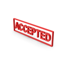 Accepted Stamp PNG & PSD Images
