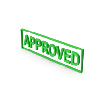 Green Approved Stamp PNG & PSD Images
