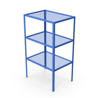 Blue Warehouse Rack PNG & PSD Images