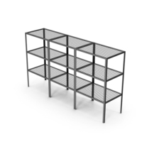 Warehouse Racks / Metal Shelves PNG & PSD Images