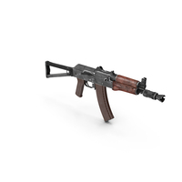 AKS 74U Assault Rifle PNG & PSD Images
