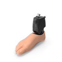 Bionic Prosthesis OSSUR with Rubber Foot PNG & PSD Images