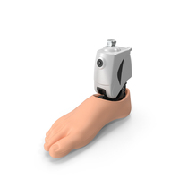 Bionic Prosthesis with Rubber Foot PNG & PSD Images