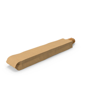 Kraft Paper Bag with Baguette PNG & PSD Images