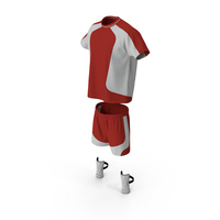 Soccer Uniform and Shin Guards Kit PNG & PSD Images