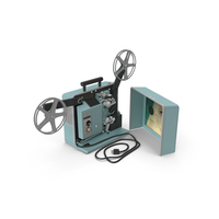 Vintage Bell And Howell 545 Filmosound Projector PNG & PSD Images