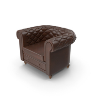 Chesterfield Armchair PNG & PSD Images