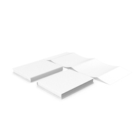 Dustjacket Hardcover Book Set Type 05 Pose 01 Blank PNG & PSD Images