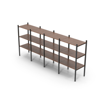 Warehouse Wooden Racks / Shelves PNG & PSD Images