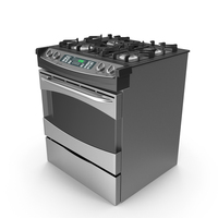 General Electric Gas Range Cooker PNG & PSD Images