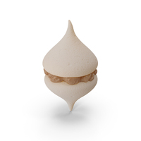Smooth Meringue with Caramel Filling PNG & PSD Images