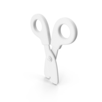 Scissors Icon White PNG & PSD Images