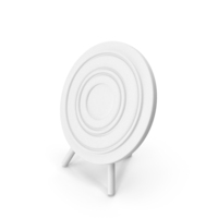 Target Icon White PNG & PSD Images