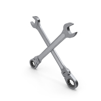 Crossed Wrenches PNG & PSD Images