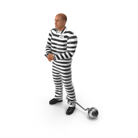 Prisoner Wearing Old Robe With Shackles PNG & PSD Images