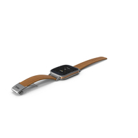 Asus Smartwatch With Leather Strap PNG & PSD Images
