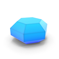 Gem Glowing Shape Icon PNG & PSD Images