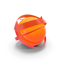 Two Arrow Rotating Around Sphere Glowing Icon PNG & PSD Images