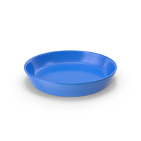 Blue Low Pet Bowl PNG & PSD Images