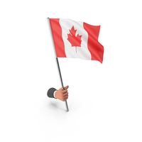 Hand Hold Canada Flag PNG & PSD Images