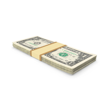 Stack Of 1 Dollar Bills PNG & PSD Images