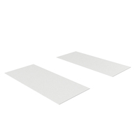 Business Cards Straight Corner Blank White PNG & PSD Images
