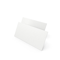 Business Cards Straight Corner Blank White PNG & PSD Images