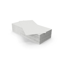 Business Cards Straight Corner Blank White PNG & PSD Images