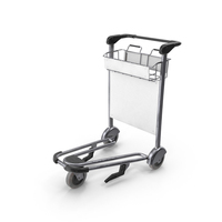 Dirty Luggage Trolley PNG & PSD Images