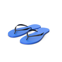 Blue Flip Flops PNG & PSD Images