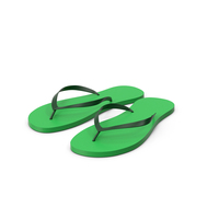 Green Flip Flops PNG & PSD Images