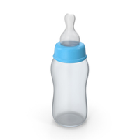 Blue Baby Feeding Bottle PNG & PSD Images
