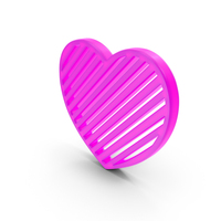 Heart Shape Lines Symbol PNG & PSD Images