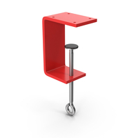 Red Table Clamp PNG & PSD Images