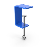 Table Clamp Blue PNG & PSD Images