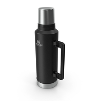 Stanley Classic Legendary Bottle Black PNG & PSD Images