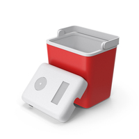Red Electric Ice Cooler PNG & PSD Images