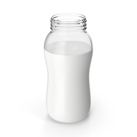 Baby Bottle With Milk PNG & PSD Images