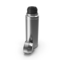 Vacuum Flask With Open Cap PNG & PSD Images