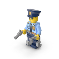 Lego Minifigure Male Police PNG & PSD Images
