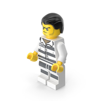 Lego Minifigure Male Prisoner PNG & PSD Images
