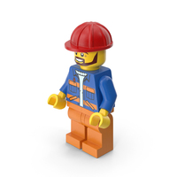 Lego Minifigure Male Worker PNG & PSD Images